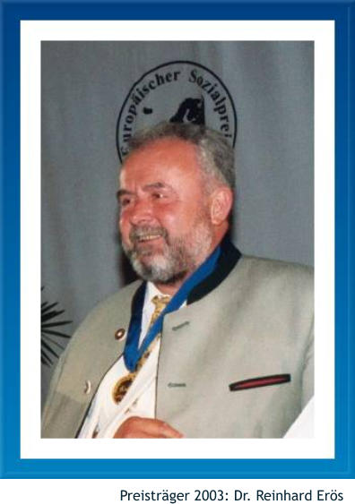 Preisträger 2003: Dr. Reinhard Erös